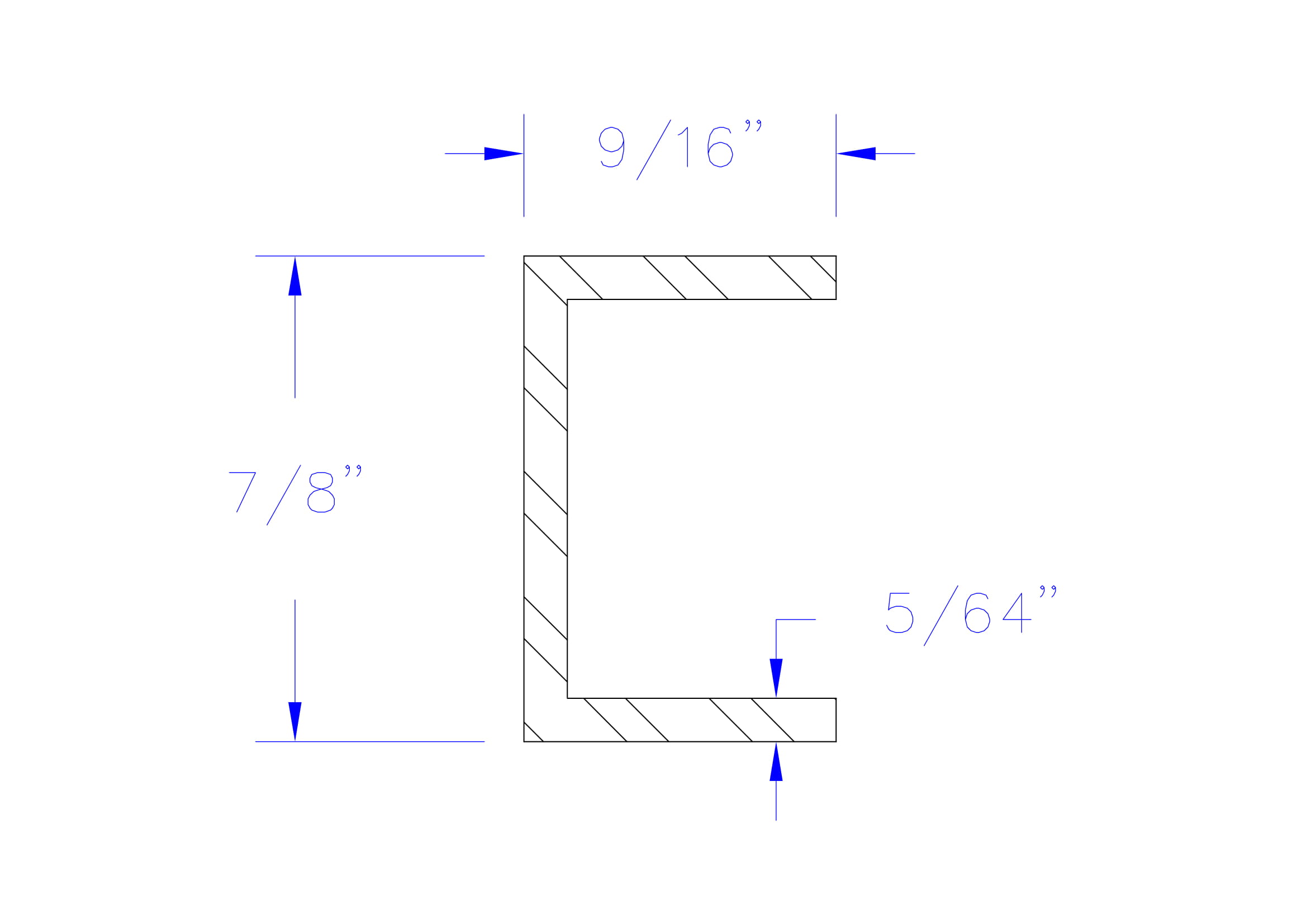 C-Channels & L-Angles – B & C Awnings Inc.