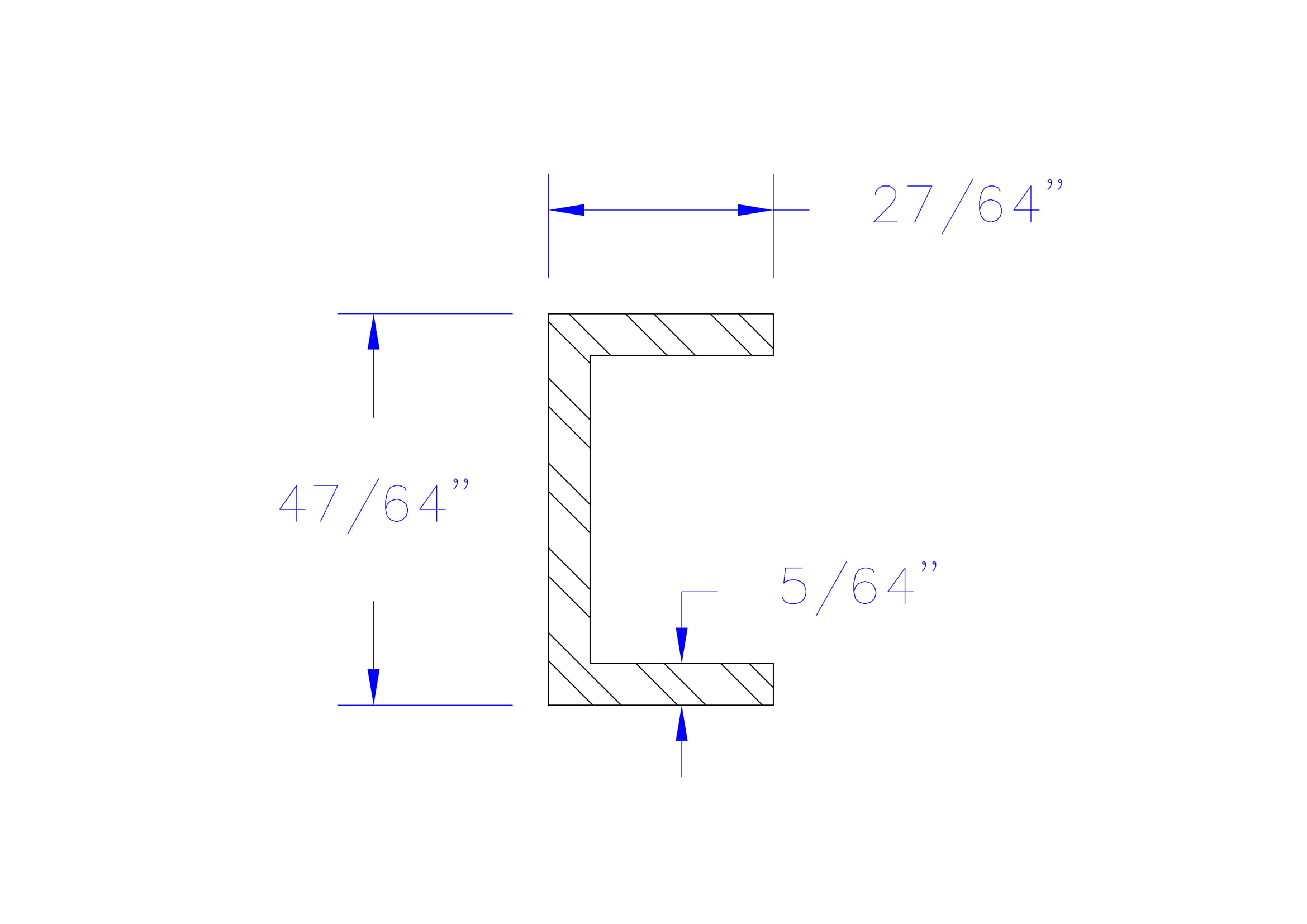 C-channels & L-angles – B & C Awnings Inc.